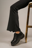 Amal Split Flared Trousers - Little Black Pistol