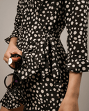 Anne Mini Wrap Dress - Little Black Pistol