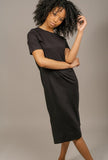 Ashley Split T-shirt Dress - Little Black Pistol