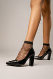 Dotty Mesh Socks - Little Black Pistol