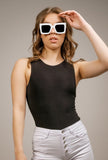 Elizabeth Soft Touch Bodysuit - Little Black Pistol