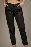Indira Straight Cut Lightweight Trousers - Little Black Pistol