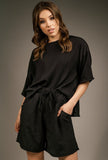 Louisa Loungewear Co-ord Set With Shorts - Little Black Pistol