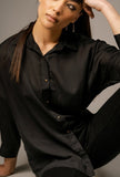 Martha Oversized Chiffon Shirt - Little Black Pistol