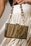 Maya Clutch Clear Grey - Little Black Pistol