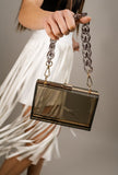 Maya Clutch Clear Grey - Little Black Pistol