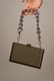 Maya Clutch Clear Grey - Little Black Pistol