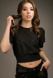 Nigella Broderie Top - Little Black Pistol