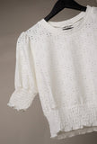 Nigella Broderie Top - Little Black Pistol