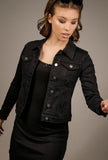 Ruth Slim Cut Denim Jacket - Little Black Pistol