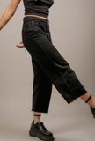Sarah Raw Hem Cropped Denim Jeans