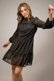 Simone Tiered Dress - Little Black Pistol