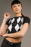 Soraya Short Sleeved Crop Top