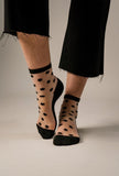 Spotty Mesh Socks - Little Black Pistol