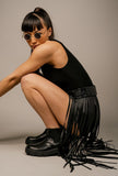 Stevie Tassel Shorts - Little Black Pistol