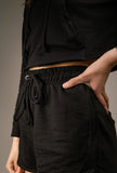 Tracey Drawcord Shorts - Little Black Pistol