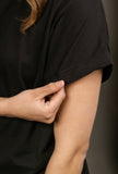 Whitney Oversized T-shirt Dress - Little Black Pistol