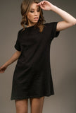 Whitney Oversized T-shirt Dress - Little Black Pistol