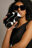 Zaha Clutch Silver - Little Black Pistol