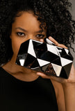Zaha Clutch Silver - Little Black Pistol